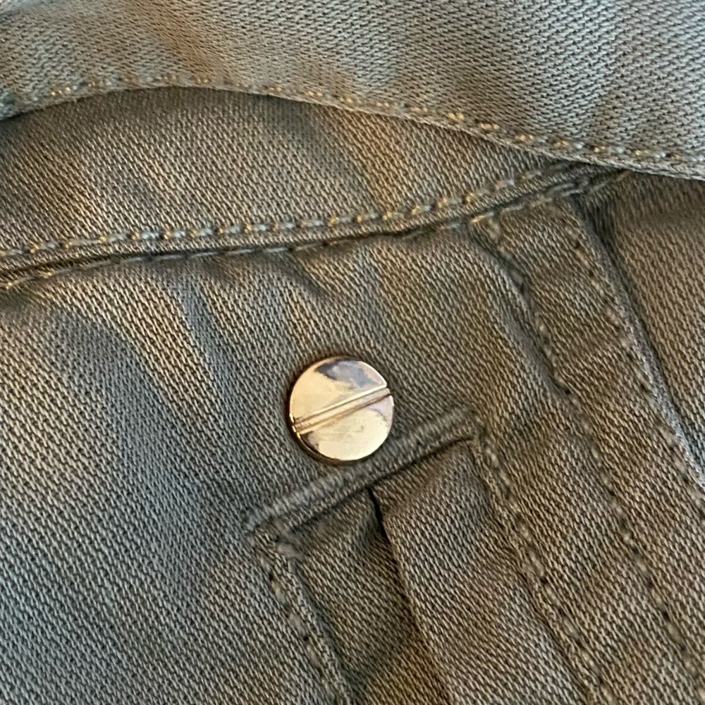 Ever New Lyocell Linen blend jogger style pant - army green, size 8 - Picture 7 of 9